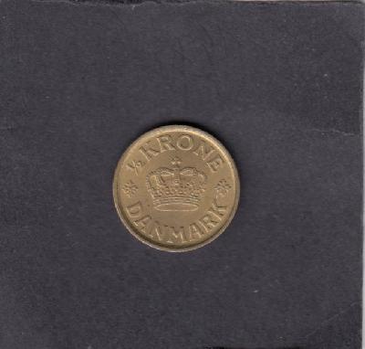 Beschrijving: 1/2 Kroon CHRISTIAN X 